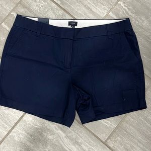 NWT! Jcrew 5” navy short size 14